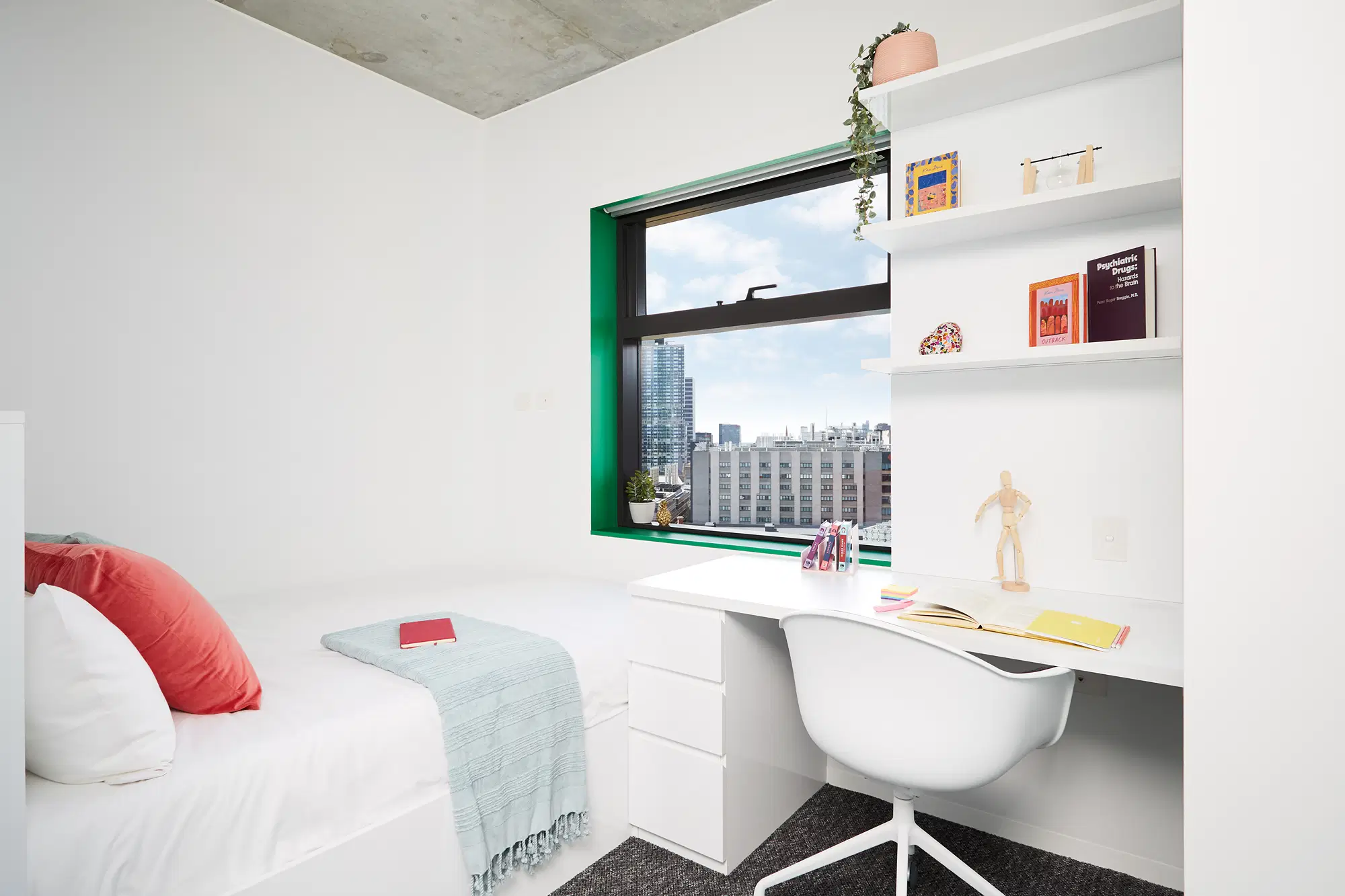 Scape Carlton, Melbourne – 4 Bedroom Shared Bathroom, Double Bed