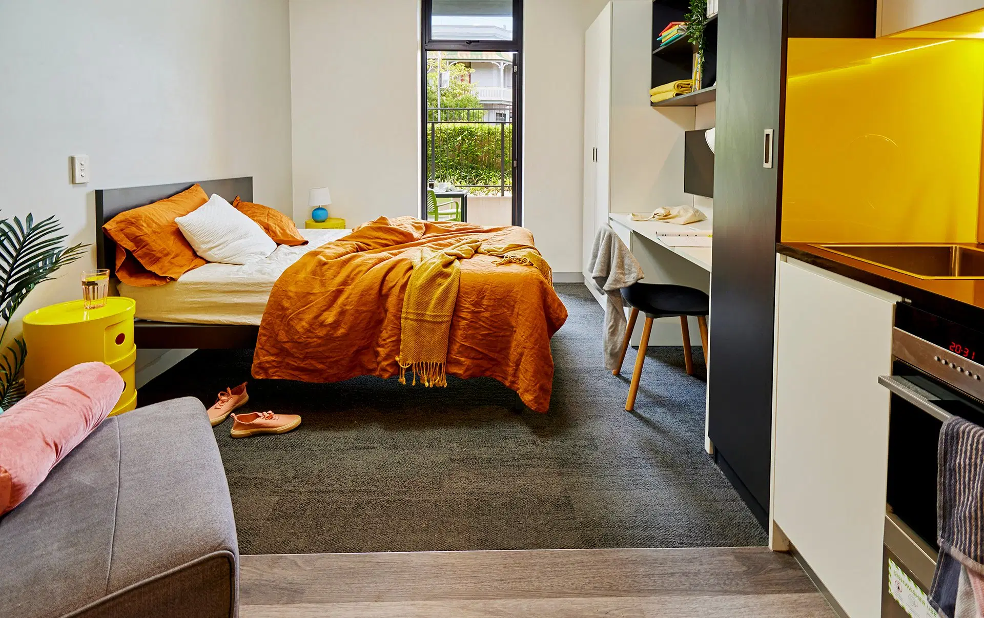 Scape Glebe, Sydney – Signature Plus Studio, Double Bed, Balcony