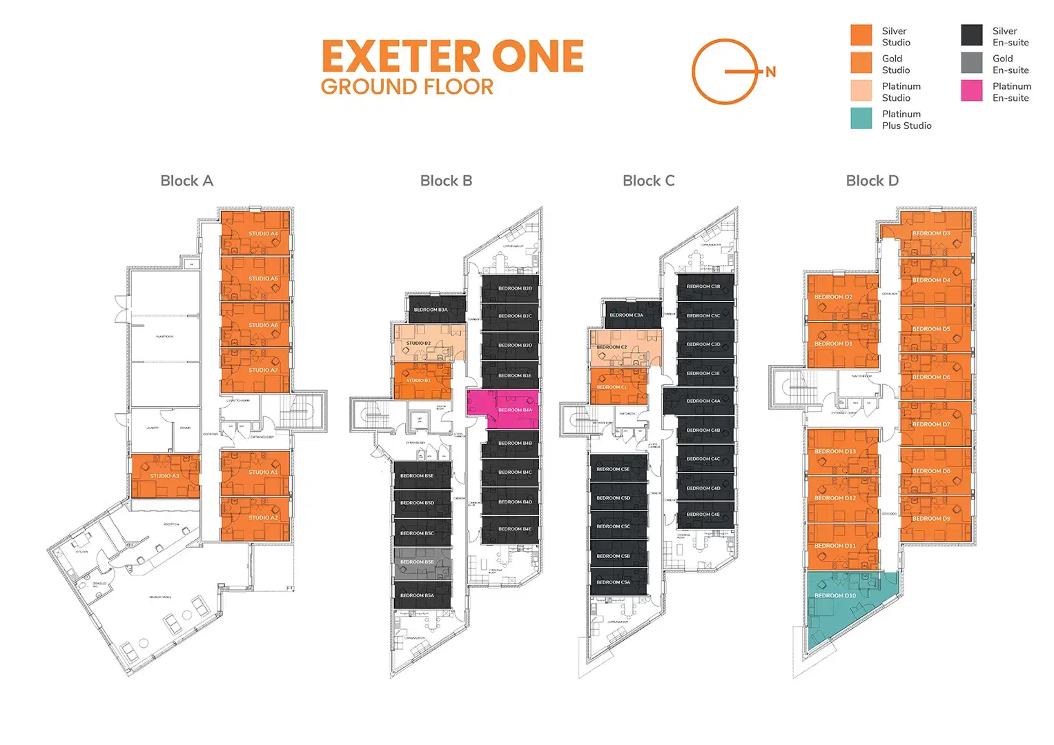 Exeter One, Exeter – Bedroom