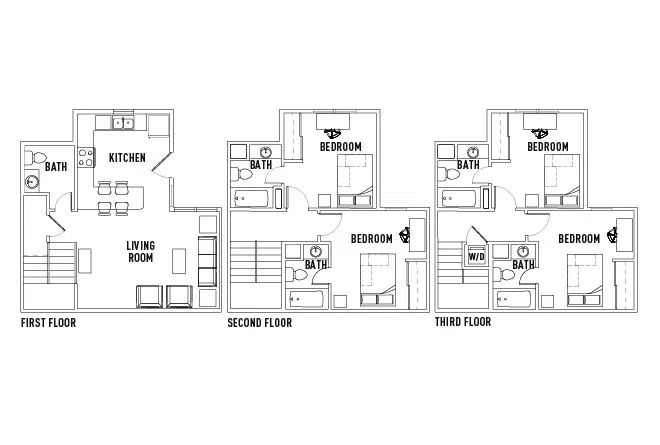 Callaway Villas, College Station – Room in 4 Bed - 4.5 Bath