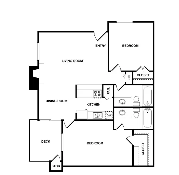 The Cove, Houston – 2 Bed 2 Bath