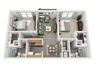 The Falls At Clear Lake, Houston – 2 Bed 2 Bath