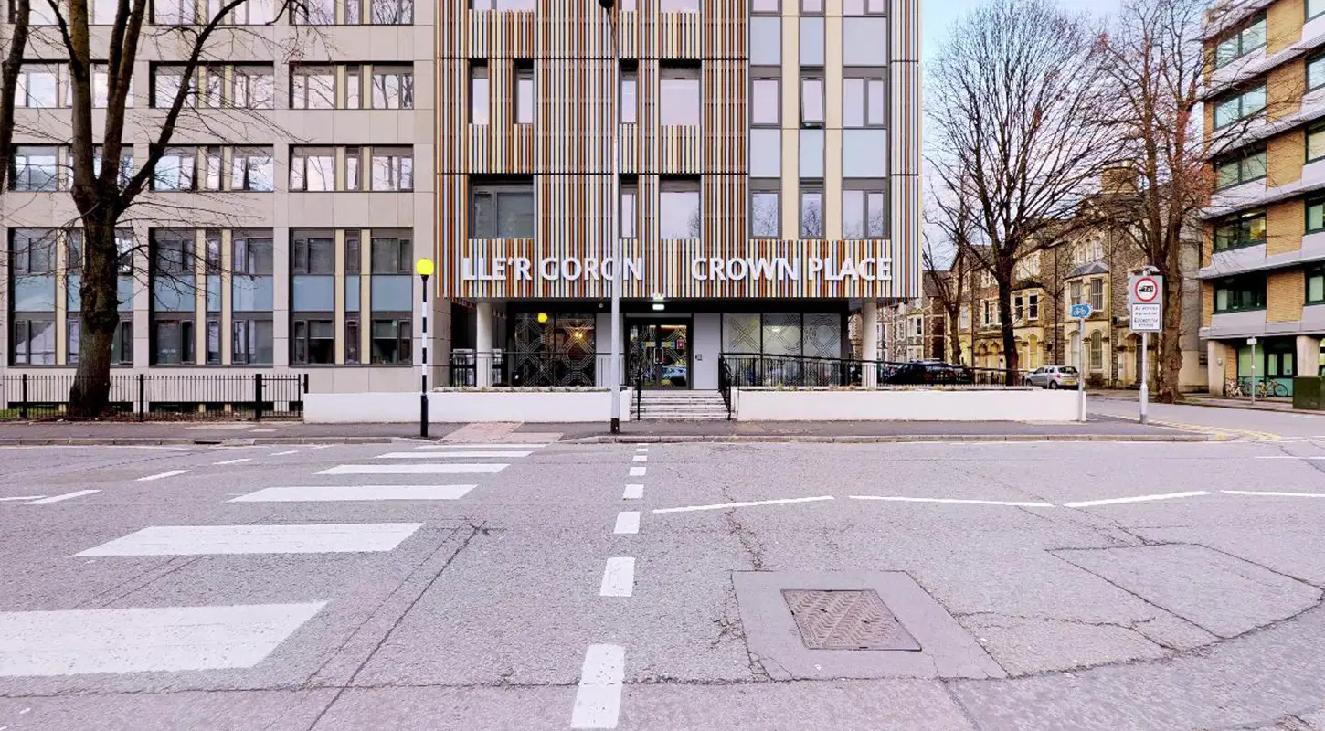 Collegiate Crown Place, Cardiff – Exterior