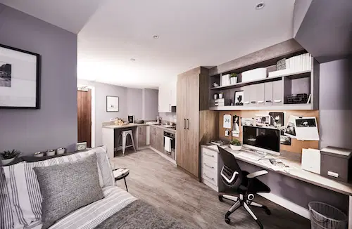 Collegiate Eclipse, Cardiff – Penthouse Studio
