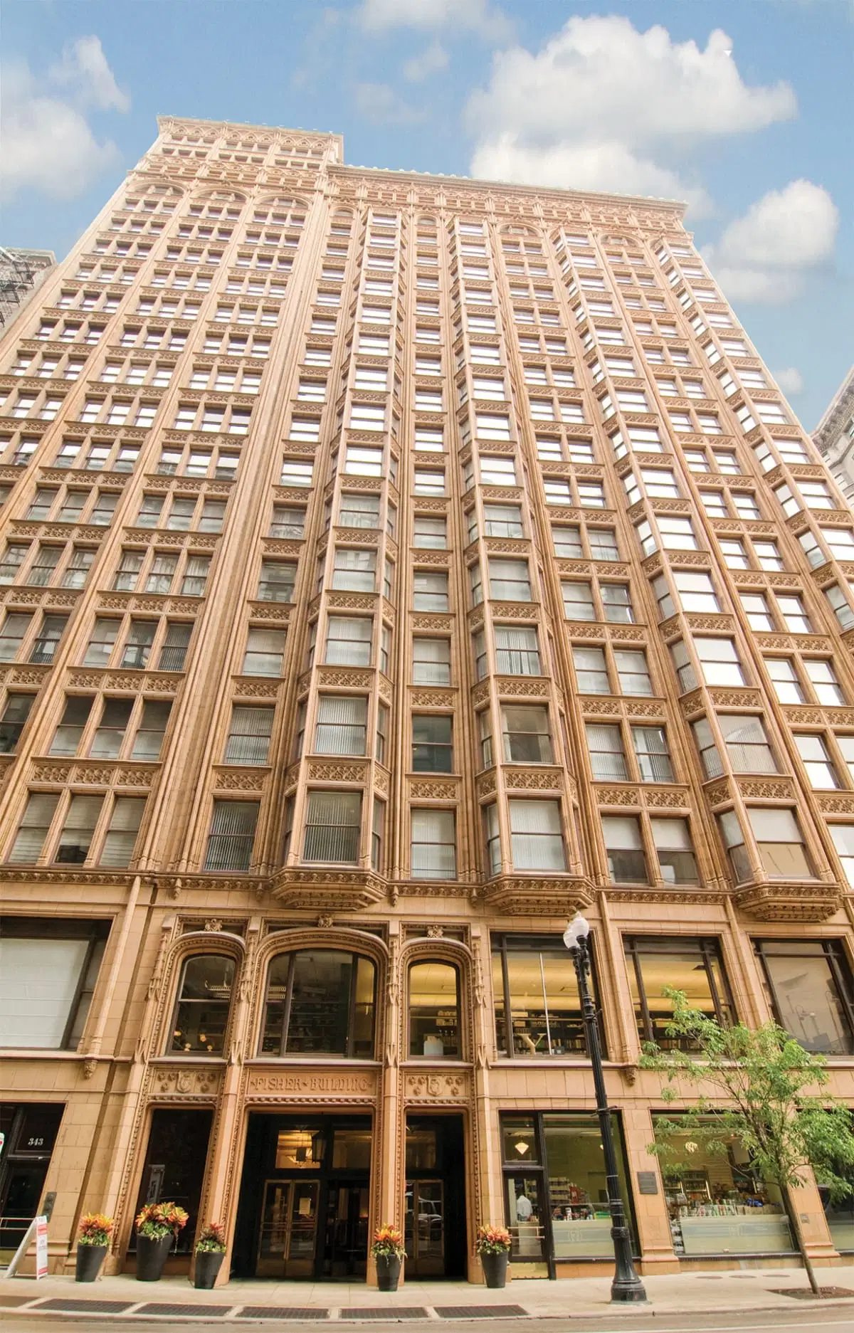Fisher Building Apartments, Chicago – Exterior