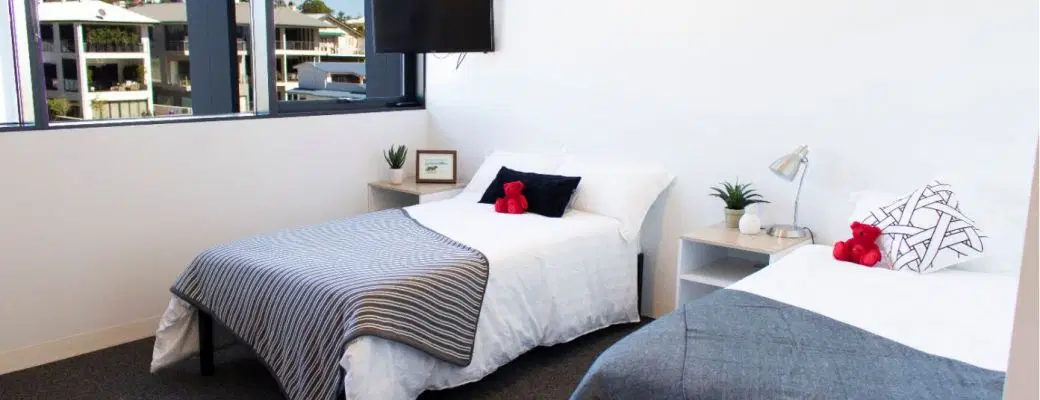 UniLodge South Bank, Brisbane – Twin King Studio