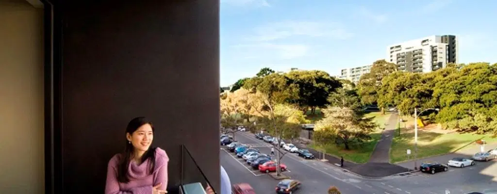 Student Living D1, Melbourne – Superior Studio Balcony