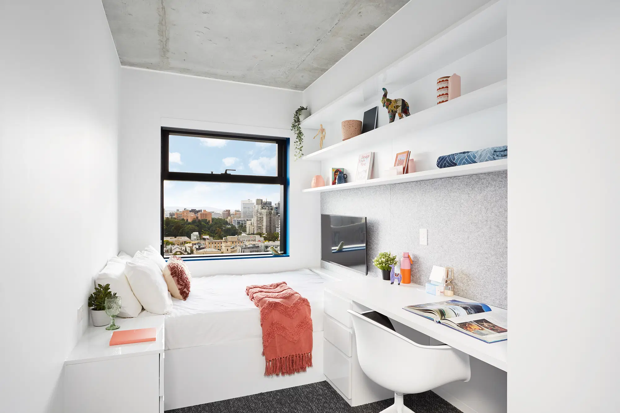 Scape Carlton, Melbourne – 2 Bedroom Shared Bathroom, Double Bed