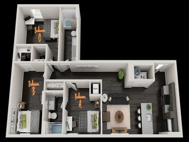 HillTop, Austin – 3 Bed 2 Bath