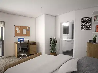 Capital Student Stays, Adelaide – Accessible Studio Apartment with Ensuite and Window