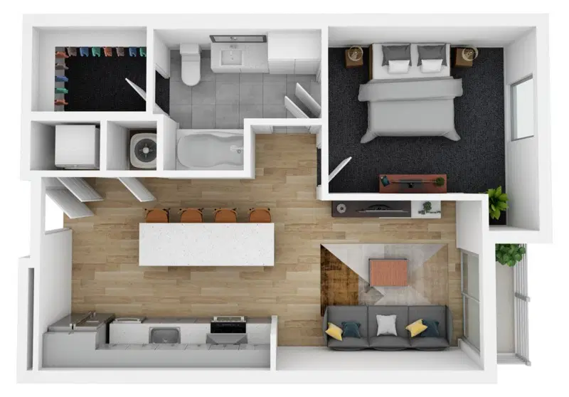 Starlight, Austin – 1 Bed 1 Bath