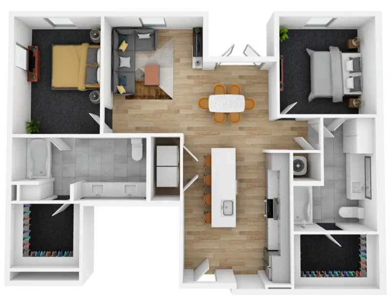 Starlight, Austin – 2 Bed 2 Bath
