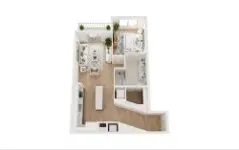 Bridge At The Blockyard, Austin – 1 Bed 1 Bath