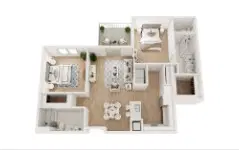 Bridge At The Blockyard, Austin – 2 Bed 2 Bath