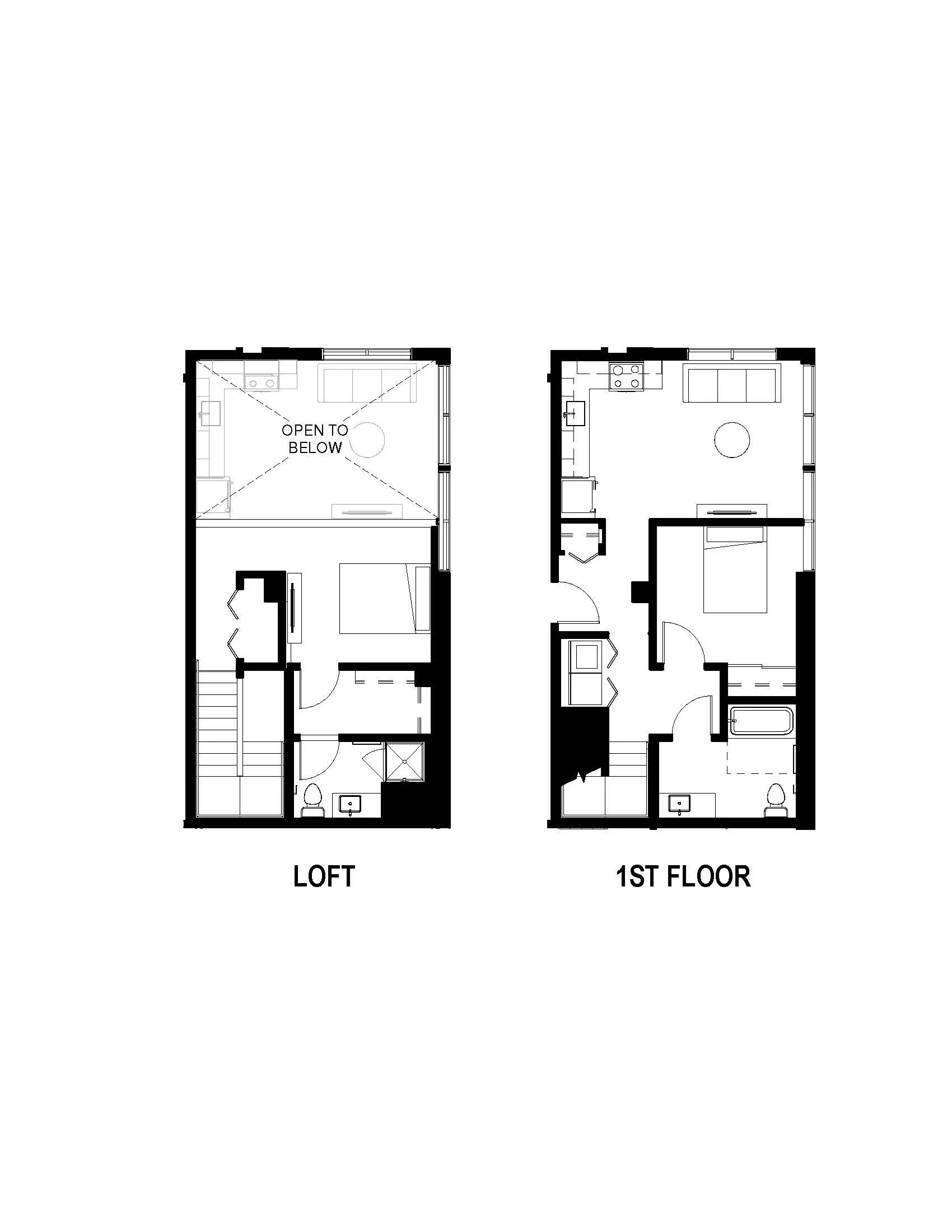 The George, Ann Arbor – 2 Bedroom 2 Bathroom