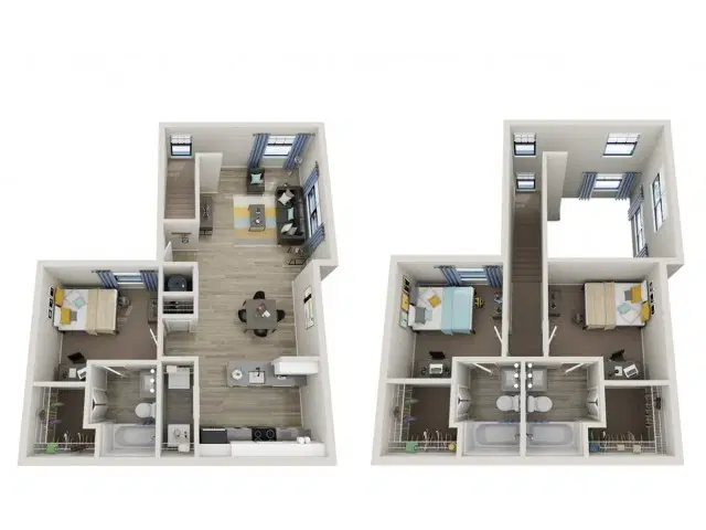 The Lofts Orlando, Orlando – 3 Bedroom 3 Bathroom