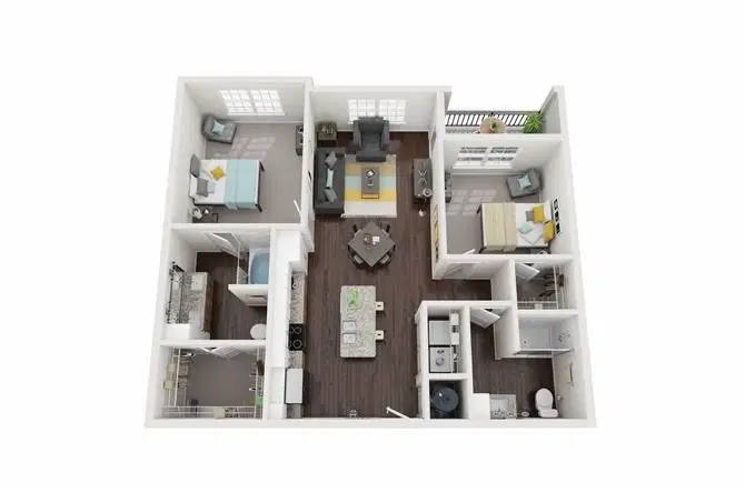 Alvista West Vue, Orlando – 2 Bedroom 2 Bathroom