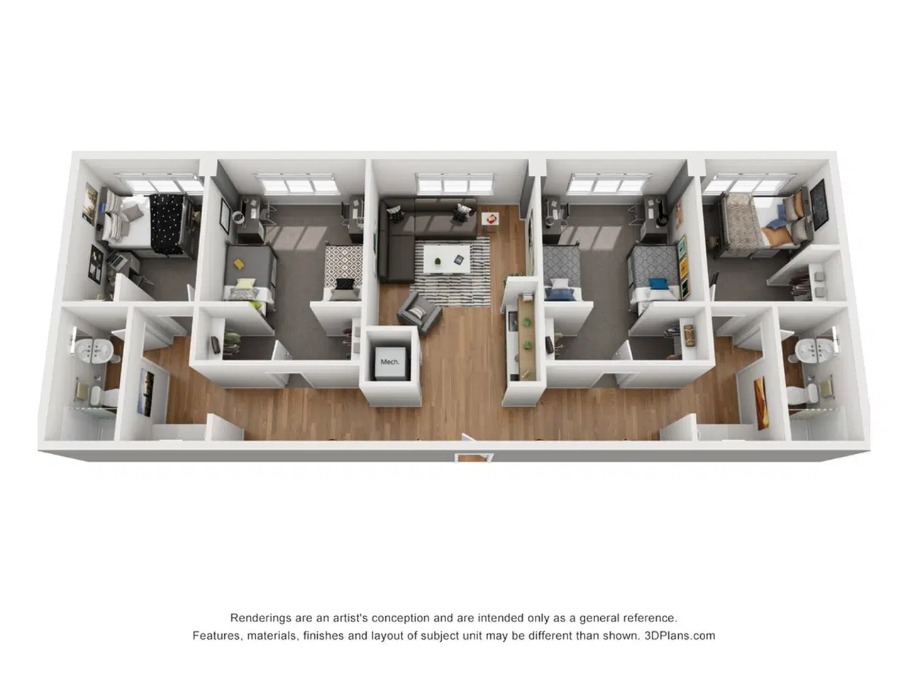 UnionWest At Creative Village, Orlando – 4 Bedroom 2 Bathroom