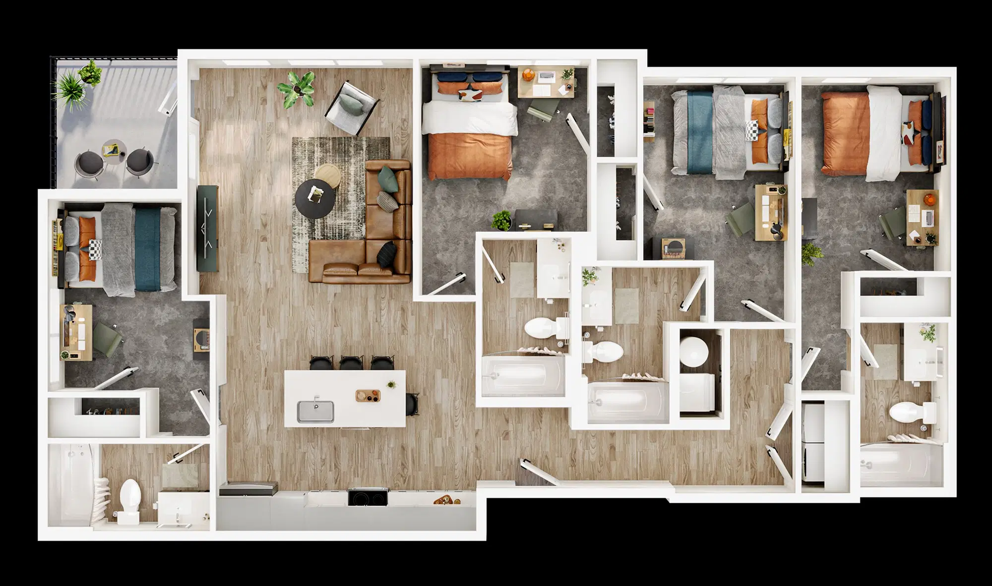 Aperture, Orlando – 4 Bedroom 4 Bathroom