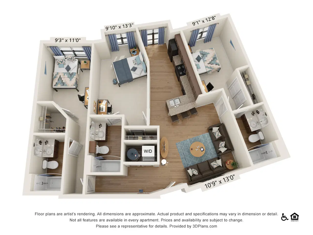 The Varsity College Park, College Park – 3 Bedroom 3 Bathroom
