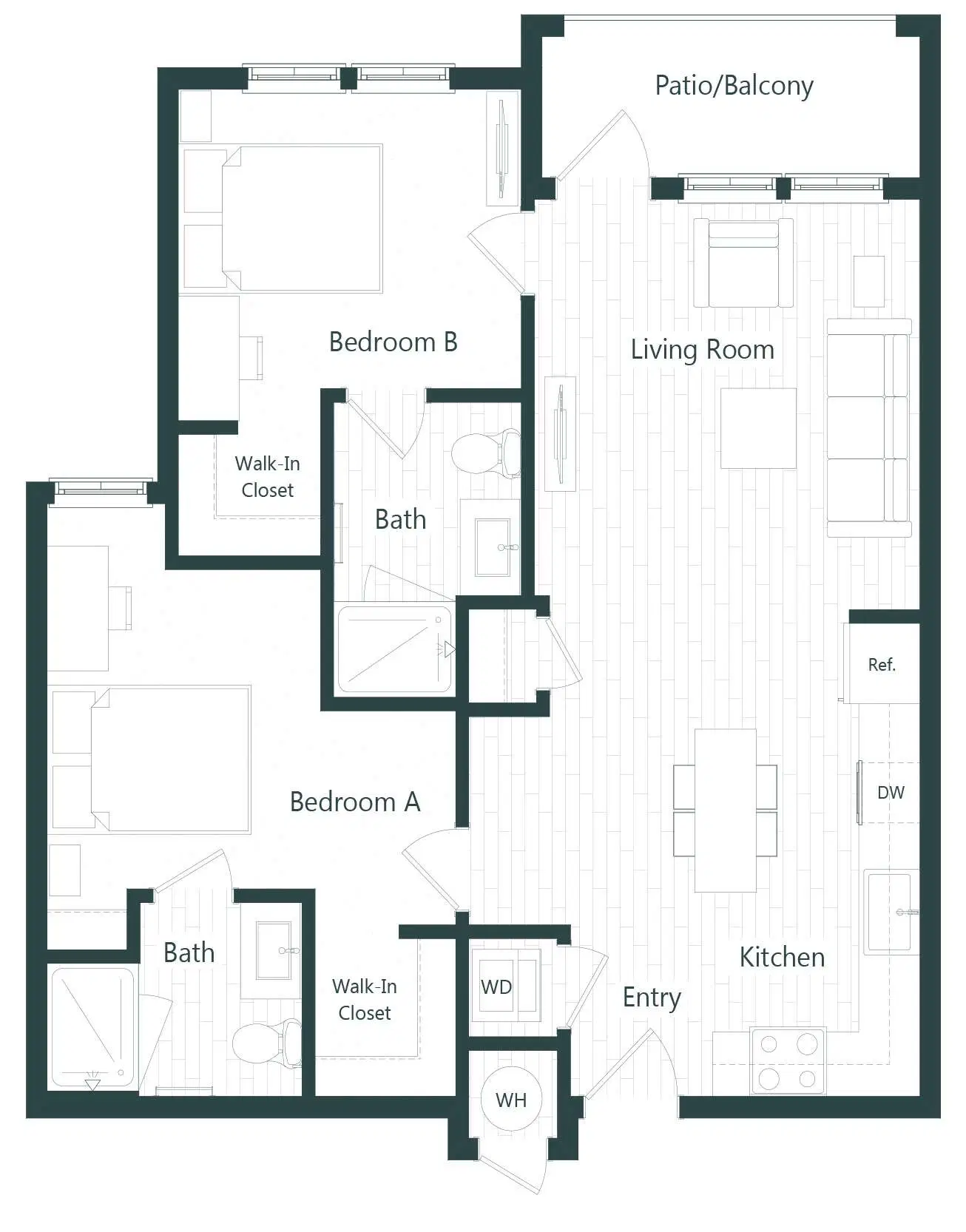 Aero on 24th, Gainesville – 2 Bed 2 Bath