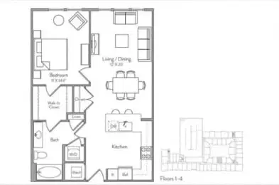 Monument Village, College Park – 1 Bed 1 Bath