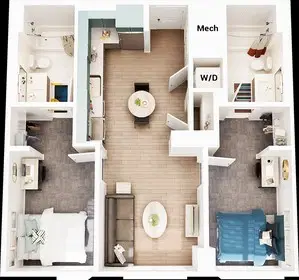Union On Knox, College Park – 2 Bed 2 Bath