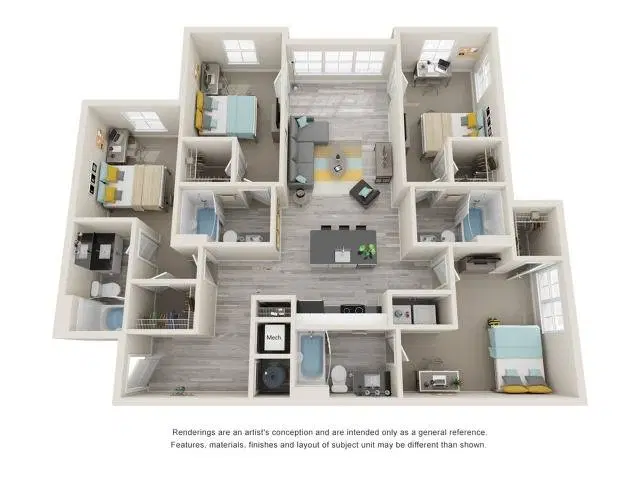 Campus Circle Gainesville, Gainesville – 4 Bedroom 4 Bathroom