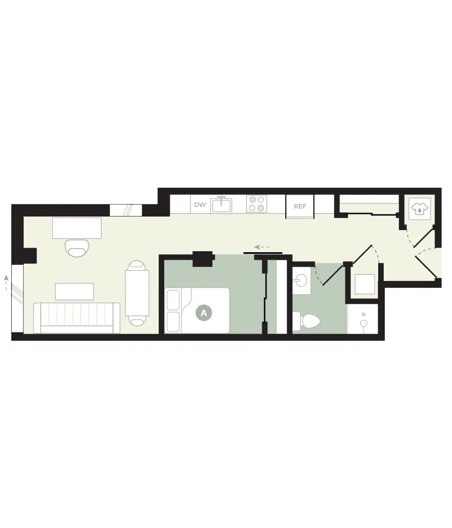 Hub College Park, College Park – 1 Bedroom 1 Bathroom
