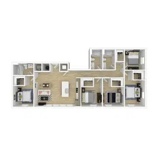 The Row on the 5th, Gainesville – 5 Bed 3 Bath