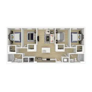 The Row, Gainesville – 4 Bed 2 Bath