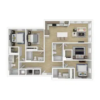 The Row, Gainesville – 4 Bed 4 Bath
