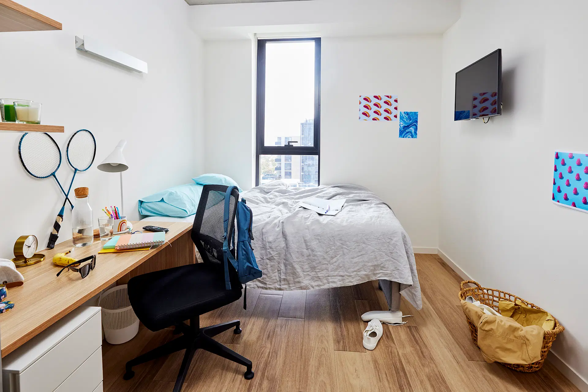 Scape Peel, Melbourne – Ultra Studio Apartment, Double Bed