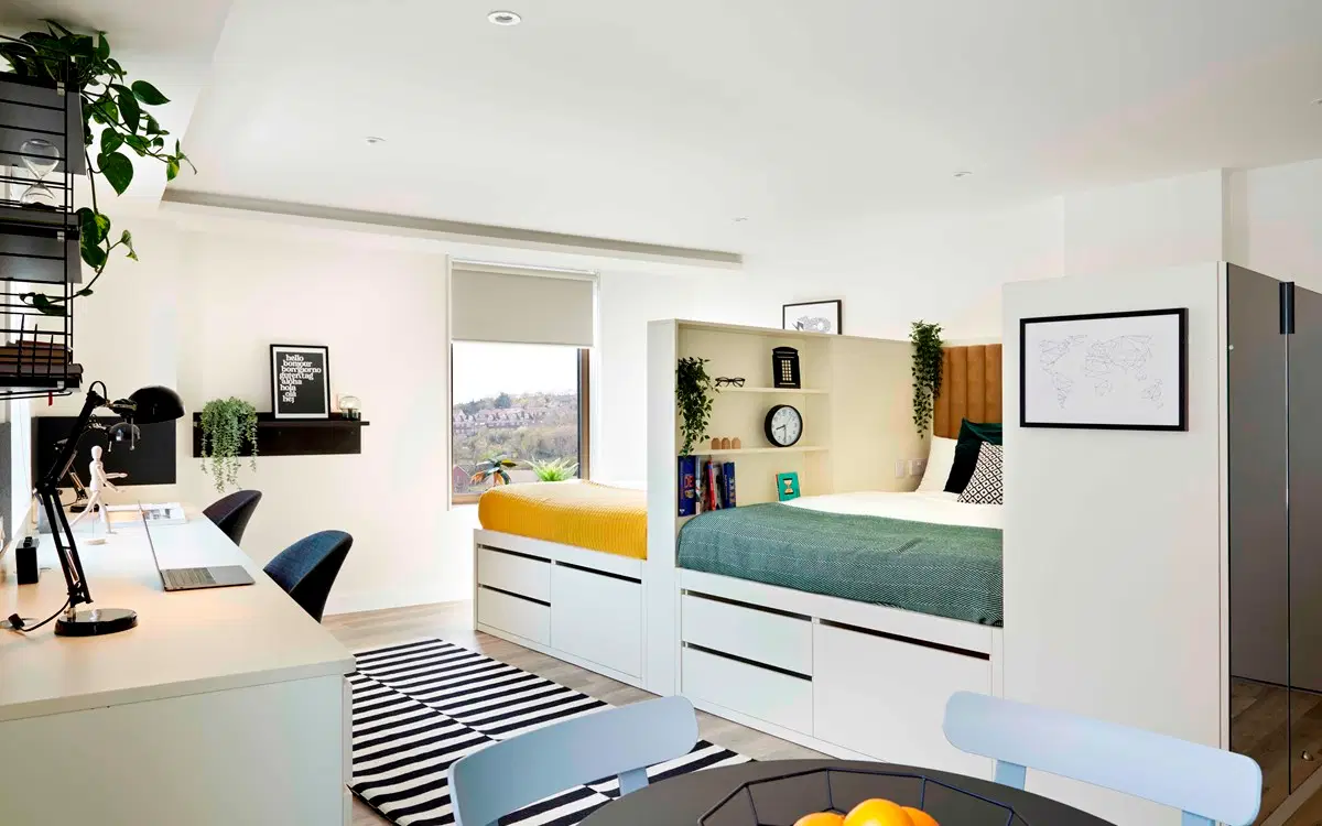Student Castle Brighton, Brighton – Wade Deluxe Twin Studio