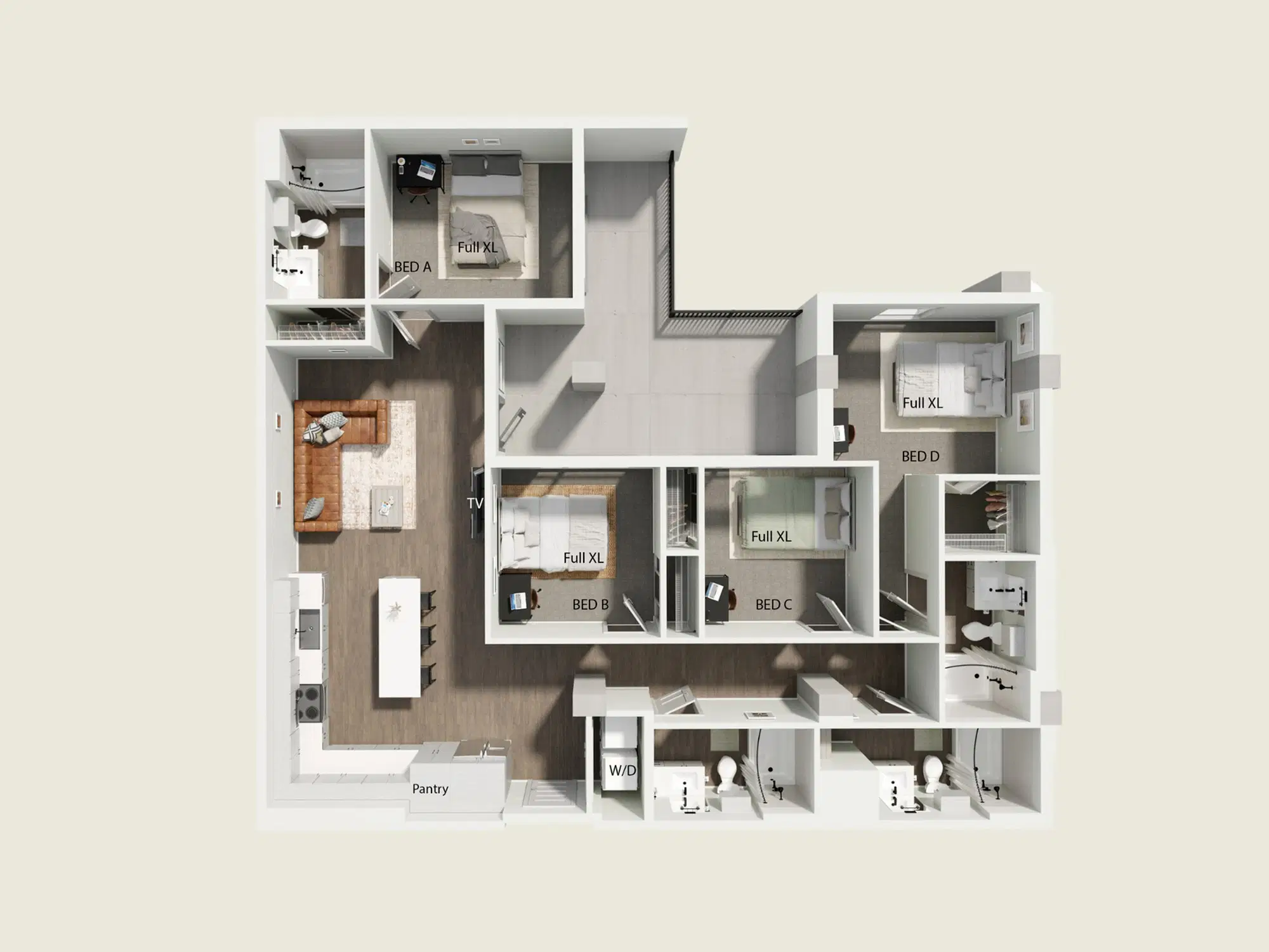 Otto, College Station – 4 Bedroom 4 Bathroom