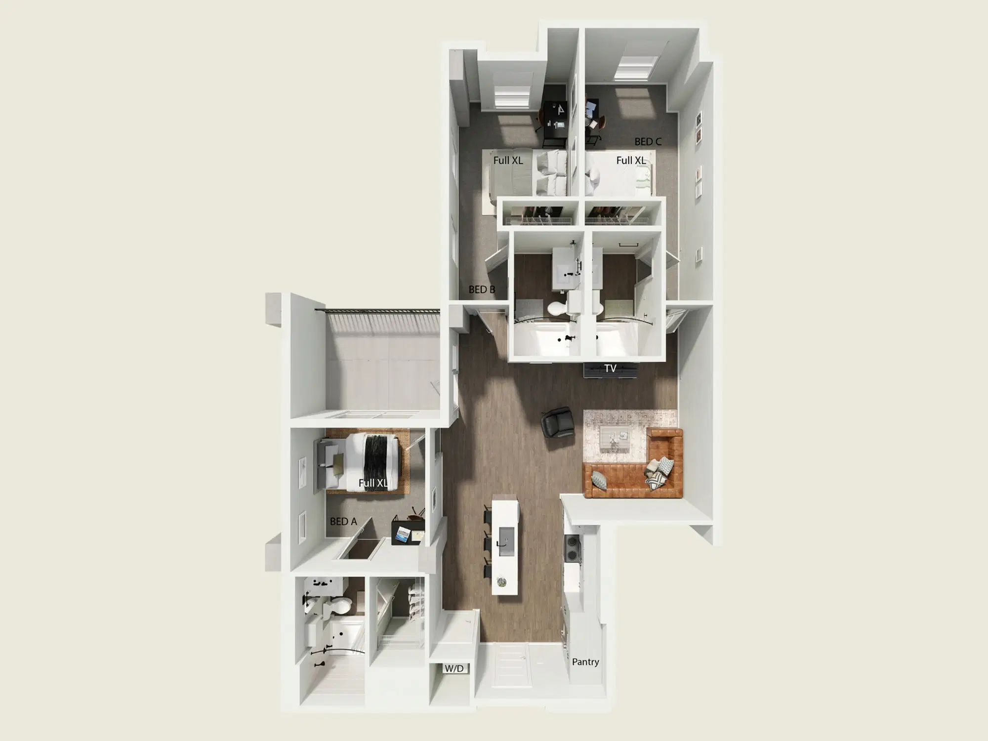 Otto, College Station – 3 Bedroom 3 Bathroom