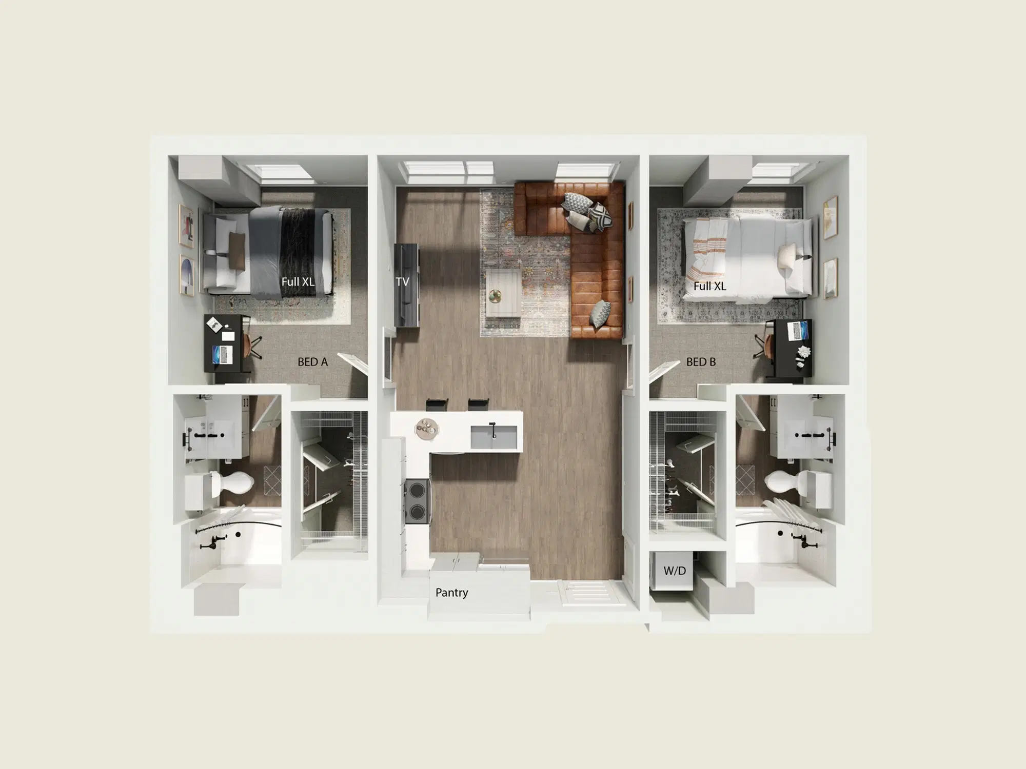 Otto, College Station – 2 Bedroom 2 Bathroom