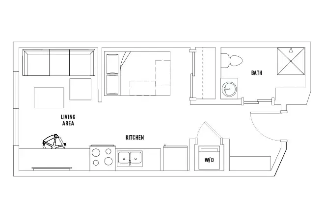 Campus Edge On Pierce, West Lafayette – Studio A