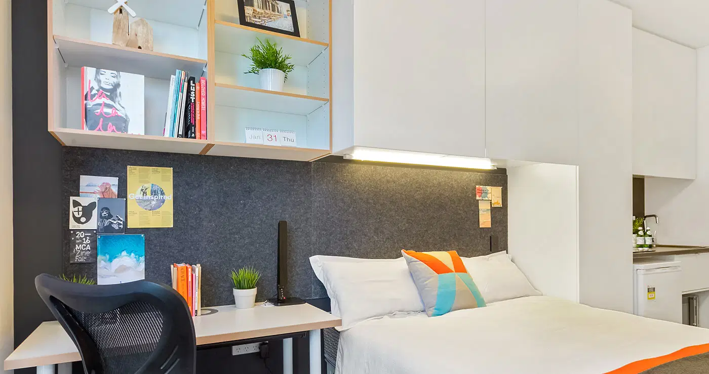 Iglu Central Park Student Accommodation, Sydney – Standard Studio Apartment (NRAS)