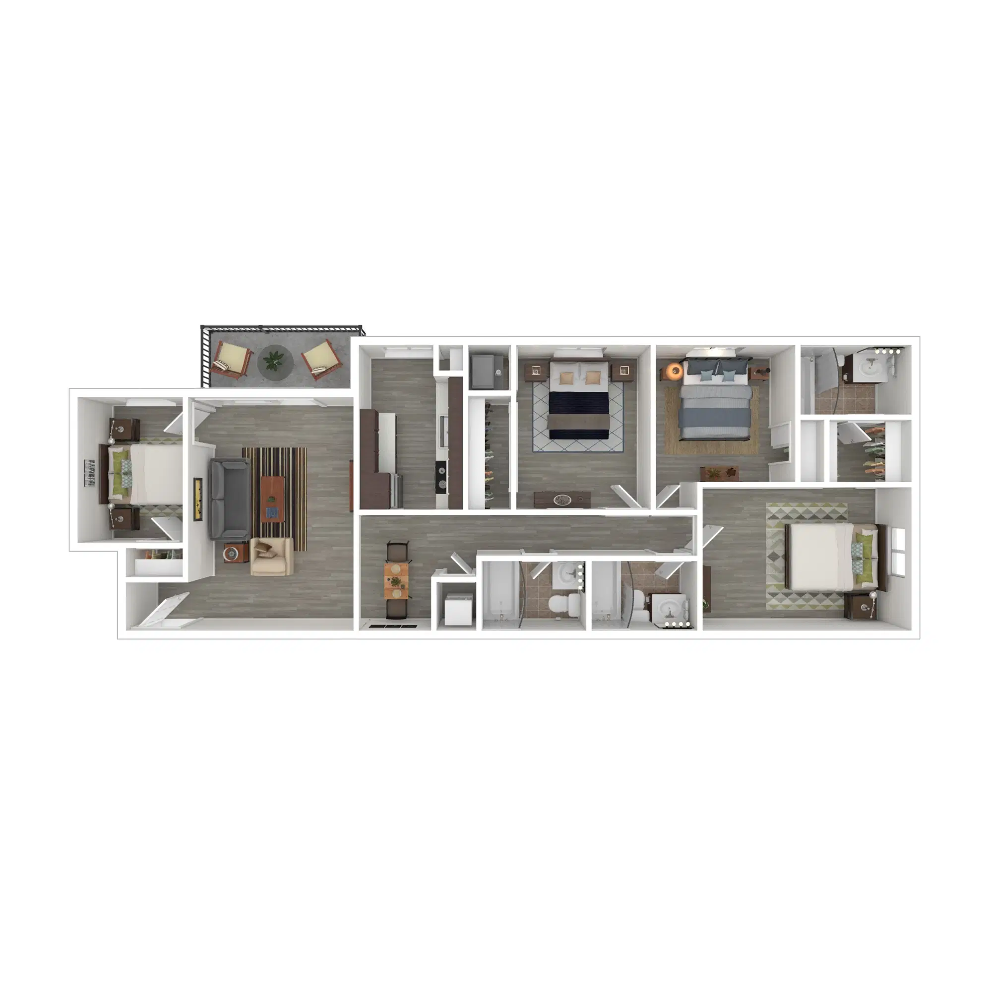 Terrace View, Blacksburg – Room in 4 Bedroom 3 Bathroom | 4x3 Tier 1