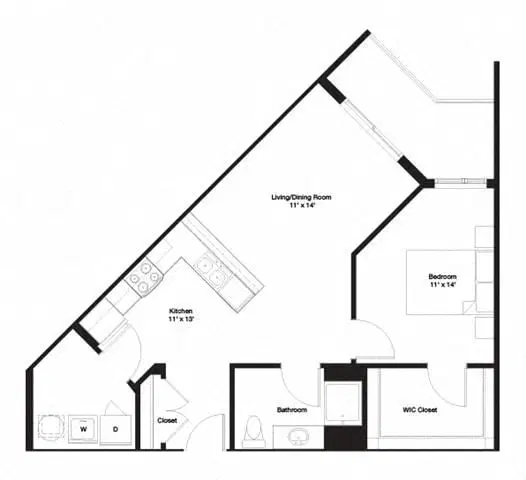 The George, Ann Arbor – 1 Bedroom 1 Bathroom