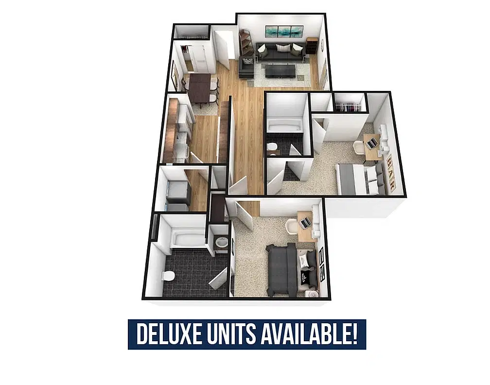 Astoria, Denton – Room in 2 Bedroom 2 Bathroom | 2x2