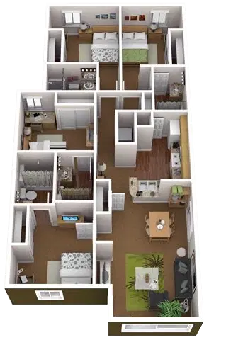 The Ivy, Tampa – Room in 4 Bedroom 4 Bathroom | 4br 4ba