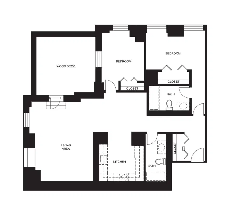 Century Tower, Chicago – 2 Bed 2 Bath