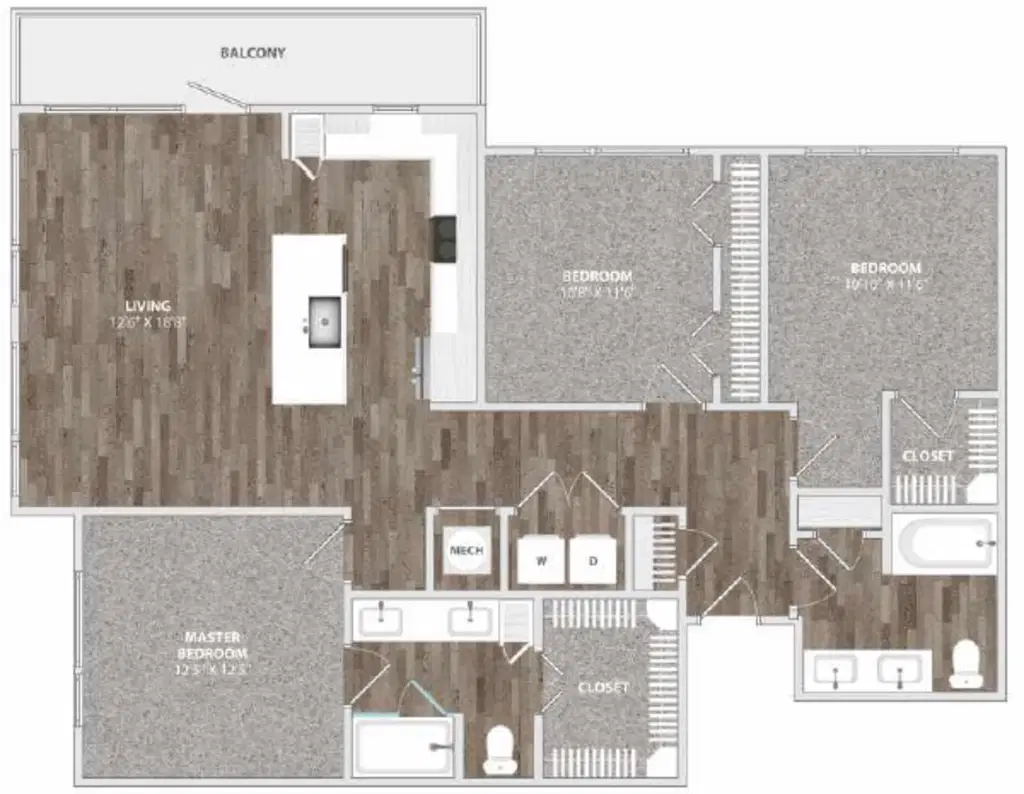Culebra Commons, San Antonio – 3 Bed 2 Bath