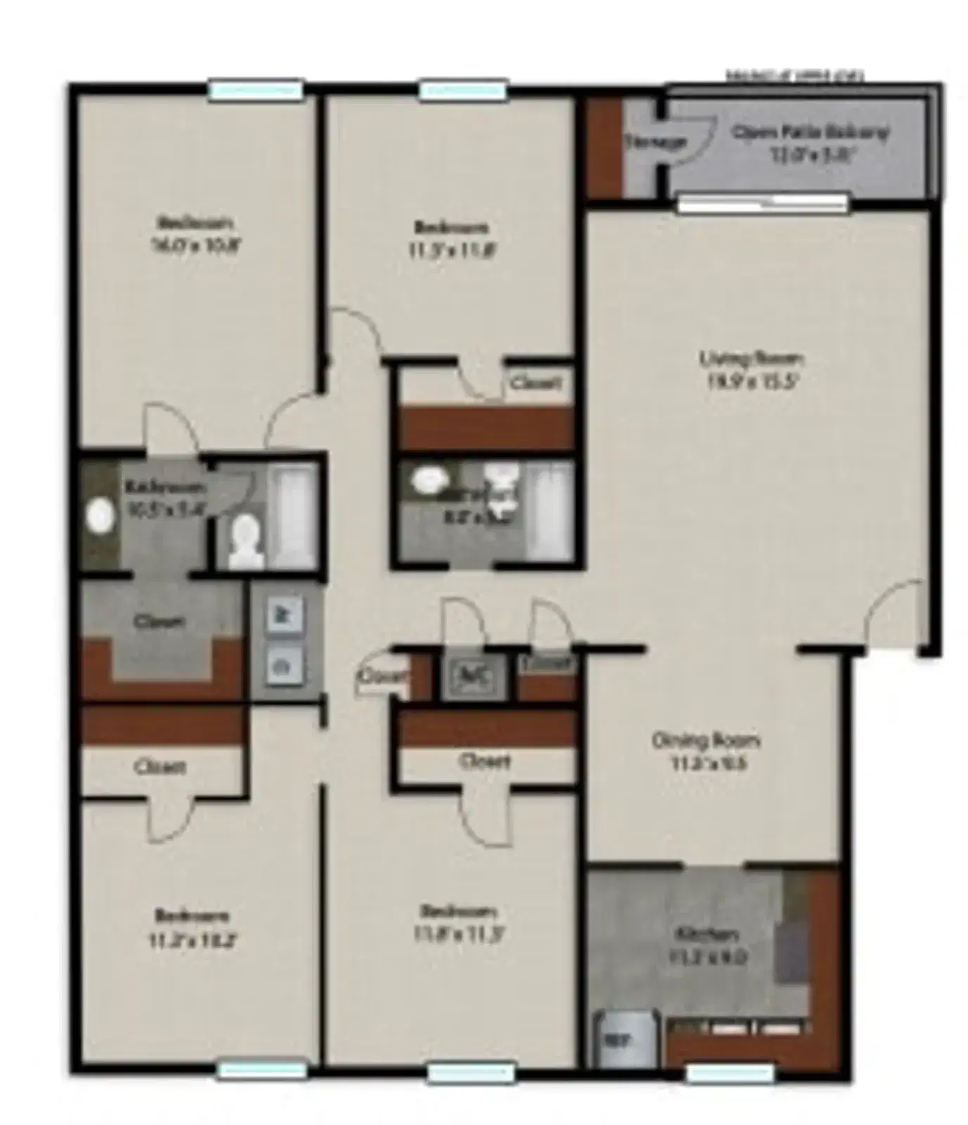 Palmera Pointe, Tampa – 4 Bed 2 Bath