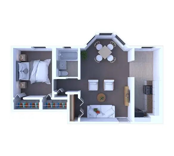 The Wyndham, Chicago – 1 Bed 1 Bath