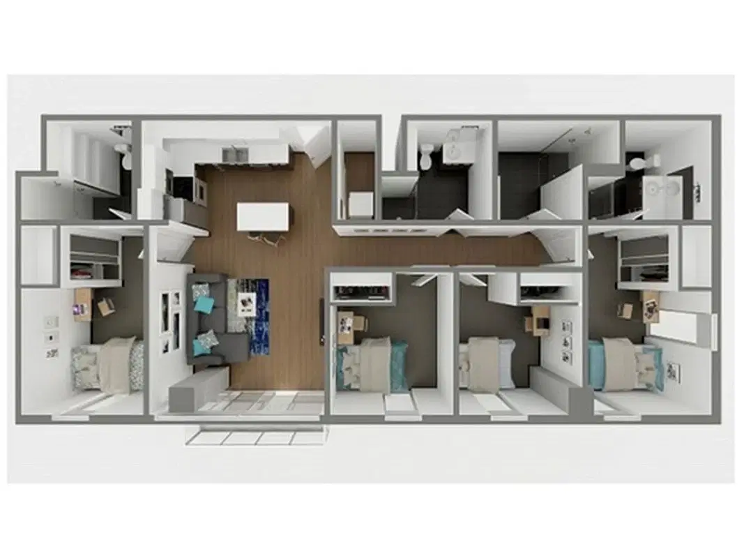 The Pacific, Tucson – Pacific D2 - 4 Bed 4 Bath