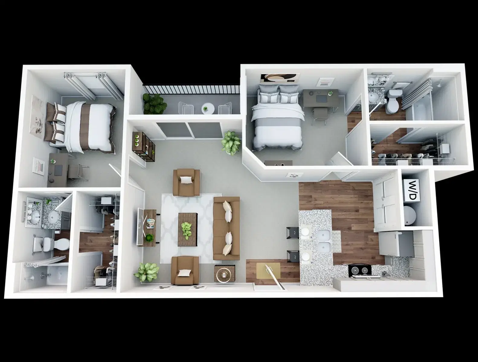 StateHouse Varsity, Columbus – 2 Bed 2 Bath