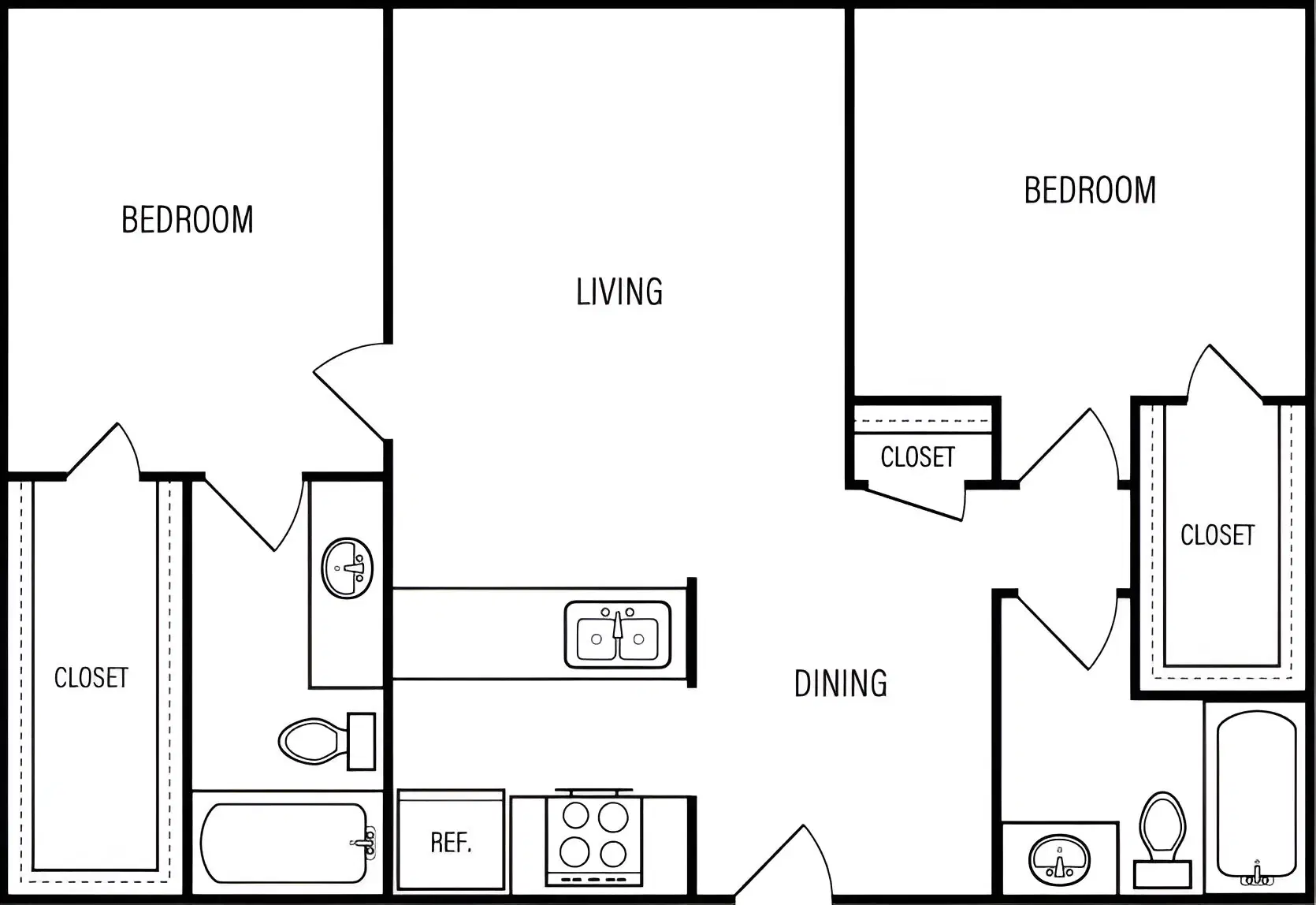 Weston Medical Center Apartments, Houston – 2 Bed 2 Bath